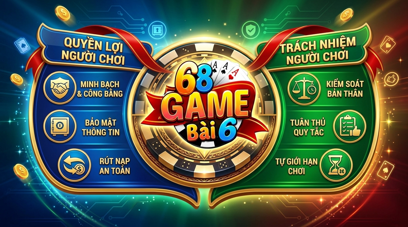 68gamebai quyenloingchoi Quyền Và Trách Nhiệm Của Người Dùng