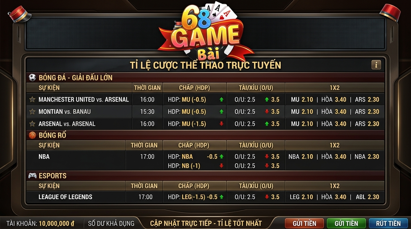bang ti le keo chuyen nghiep 68gamebai bang ti le keo chuyen nghiep 68gamebai